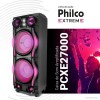 Caixa De Som Amplificada Philco Woofer Duplo 12 Pcxe27000