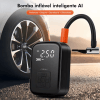 Mini Compressor de ar Portátil, Bomba de Encher Pneu de Carro, Bomba de ar Portátil, Iluminação LED
