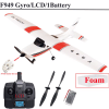 Avião RC WLtoys F949 2.4G LCD Versão RTF Asa Fixa 3Ch 3D/6G com Giroscópio, Estabilização de Voo e Iluminação Noturna