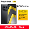 Smartphone POCO M8 5G Versão Global Snapdragon® 6 Gen 3 Câmera 50MP Tela 6,77″ AMOLED 120Hz Bateria 5520mAh 45W NFC Android 8GB RAM 256GB Armazenamento