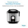 Panela de Arroz Elétrica Gran Rizzo Elgin – 1,8L, 700W, 10 Xícaras, Inox