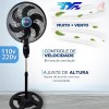 Ventilador 105cm a 130cm Ajuste De Altura Livremente 110v 220v