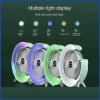 Ventilador de Mesa Silencioso Portátil Colorido RGB Desktopfan Vento Fresco