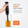 Mixer Mondial Pratic M-15-B 2 em 1 com Copo Medidor Preto – 200 W – MIXER MONDIAL PRATIC M-15-B 200W PT 110V