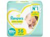 Fralda Pampers Premium Care RN+ Até 6kg 36 Unidades