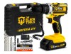 Parafusadeira E Furadeira Impacto The Black Tools Tb-21pw 3/8 Cor Amarelo Frequência 50/60 Hz