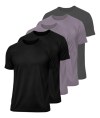 Kit 5 Camisetas Dry Fit Lisa Masculina Basica Academia