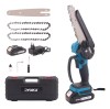 Motosserra Elétrica 1200w Portátil 2 Bateria 6 Polegadas 21v Azul-celeste 127/220v