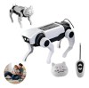 Brinquedo Controle Remoto Cão Gato Presente Crianças Robô Cão Gato Cinza/preto