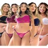 5 Conjuntos Lingerie Luxo Cropped De Renda Sutiã Com Bojo