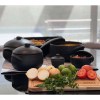 PROMOÇÃO DIA DAS MÃES | Kit Panelas de Barro Capixaba P, M e G (1L, 2L e 5L) + 2 Cumbucas | Original com Garantia