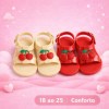 Sandalia infantil Cereja BEBE papete Meninas