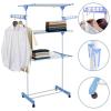 Varal De Chão Vertical Para Roupas 3 Andares Dobrável Portátil Grande – KONTUZ