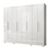 Guarda Roupas Casal 8 Portas 4 Gavetas Diplomata Moval Branco