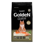 Ração Golden Gatos Adultos Castrados Sabor Salmão 10kg