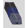Kit 12 Cuecas Boxer Rp Rafa Parize Masculino Microfibra