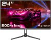 Monitor Gamer HQ Ultra 24” IPS 200Hz, 1ms, Full HD, FreeSync, HDMI + DisplayPort, Frameless HQ24IP200
