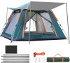 Barraca de Camping Para 2-3 Pessoas, Barraca de Praia, Totalmente Automático Fácil de Monta, de Proteção Solar de Proteção Chuva e Vento