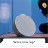 Echo Pop (Geração mais recente) | Smart speaker compacto com som envolvente e Alexa | Cor Branca
