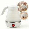 Chaleira Elétrica Jarra Dobrável Silicone Viagens Portátil 600w 110v Cor Branco Marca Swave