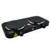 Fogão Cooktop Elétrico 2 Bocas 2000w Portátil Elétrico Mesa Fogareiro Chapa Inma Mesa Camping Automático Viagens Inox Pesca Prático Resistente Viagem Casa Trabalho Potente Disco Cozinha
