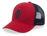 Boné Flamengo Zico 3d Trucker Bordado Supercap