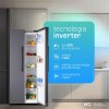 Geladeira Refrigerador HQ Frost Free Side By Side 460 Litros Cinza HQ-460SBSFF