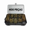Kit 400 Peças Parafusos e Buchas com Organizador – Multiuso