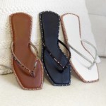 Sandalia Chinelo Feminino Rasteira Moda luxo Rasteirinha Feminina Macia Leve Confortável Lançamento