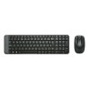 Combo Teclado e Mouse sem fio Logitech MK220 Layout ABNT2