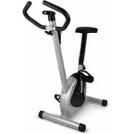 Bike Ergométrica Bicicleta Vertical Academia Com Painel Digital Prateado Premium