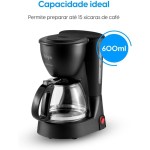 Cafeteira Elétrica 15 Xícaras Elgin Coffee Break Sistema Corta-pingos Preta 220V