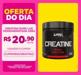 Creatina Pura 300g/500g/600g/1kg Dark Lab Monohidratada