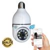 Camera Segurança Panoramica Lampada E27 Wifi Espia Com Rastreio de Movimento – IP CAMERA