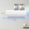 Ar Condicionado Split HQ Hi Wall Inverter 9.000 BTU/h Quente e Frio Monofásico Branco VIHT9KCH3S2S23-220V