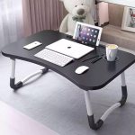 Mesa Portátil para Notebook Suporte para Cama e Sofá Dobrável Home Office (Preto)