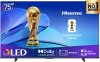 Hisense Smart TV UHD 4K QLED 75″ Polegadas 75Q6QV com HDR10+, Dolby Atmos, Sports Mode, Game Mode Plus e Compatível com Alexa