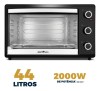 Forno Elétrico Britânia 44L Preto Dupla Resistência 1500W BFE44P 127V