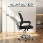 Cadeira de escritório Diretor Jadel Preta Healer