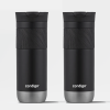 Kit com 2 Copos Térmicos Byron SNAPSEAL™ Preto Contigo | 591ml