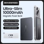 Bateria Externa MOVESPEED S10 Slim Magnetic Power Bank 10000mAh PD20W Wireless