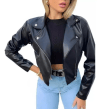Jaqueta Feminina Couro Casaco Blusa Moda Outono Inverno