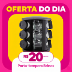 Porta-tempero de Vidro 10 Peças Brinox – Lock & Stock