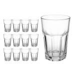 Copo de Vidro 350ml Vitamina Transparentes Drink 12 Unidades – DONA LAURA