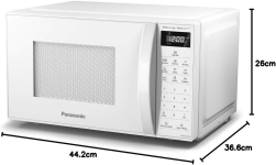 Panasonic Micro-ondas 21L Branco 127v NN-ST25LWRU