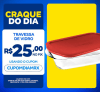 Assadeira de Vidro Retangular com Alças Marinex Seletta