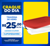 Assadeira de Vidro Retangular com Alças Marinex Seletta
