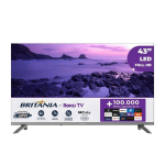 Britânia Smart TV 43 Polegadas Full HD B43CRA Roku TV LED HDR10 Dolby Áudio Wi-Fi Dual Band