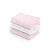Cueiro Estampado Flanelado Bebê Kit 3 Unidades 80X50CM Papi/Incomfral