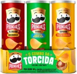 Salgadinho Batata Frita Pringles Tripack Especial Festa do Futebol
